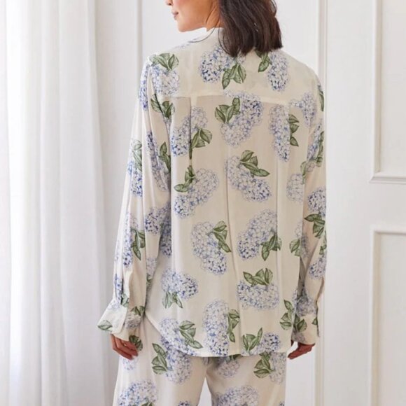 NWT Piyama Set, Long , Hydrangea Blue, Size Small and Medium Available - Picture 2 of 3